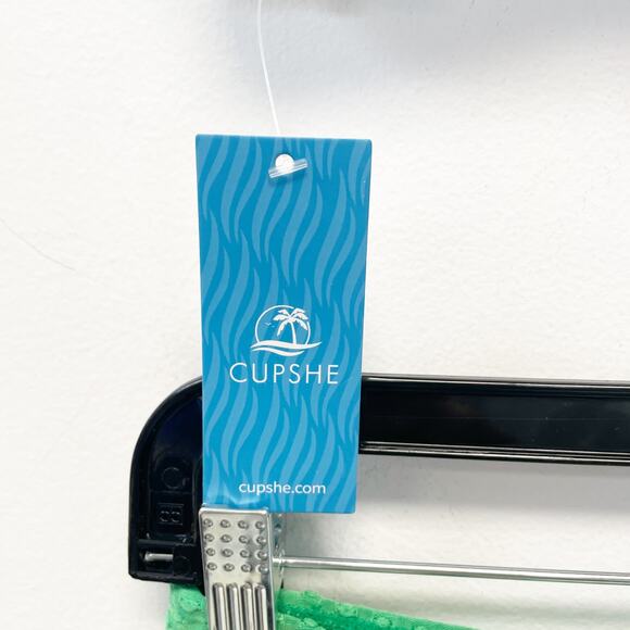 Cupshe Women's Textured Bralette & High Waist Bikini Set Green Size M - Picture 4 of 8